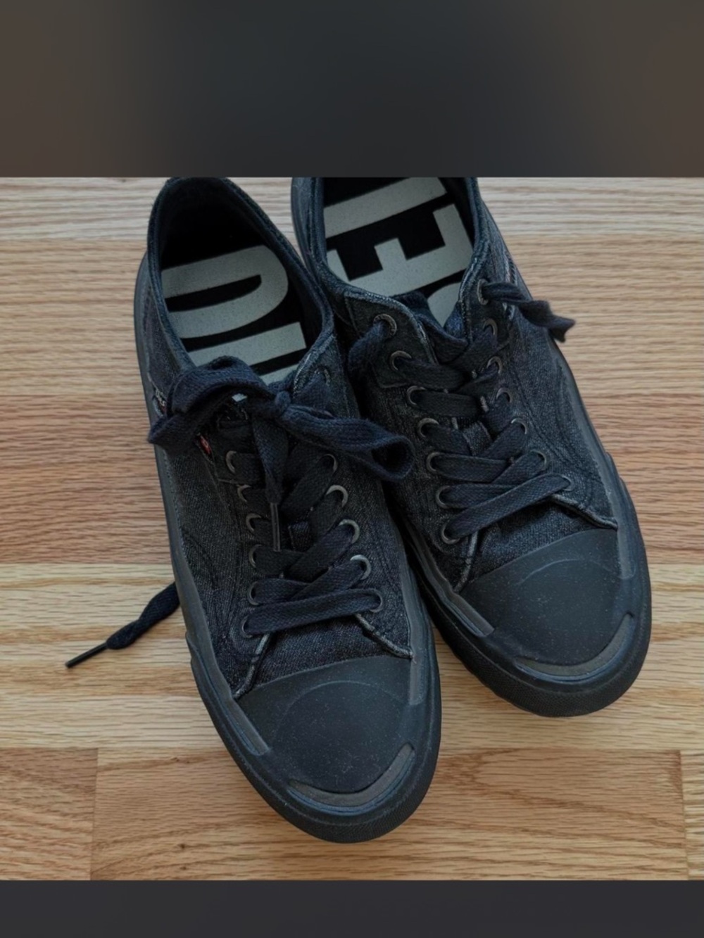 Diesel Men's Black Low-Top Sneakers